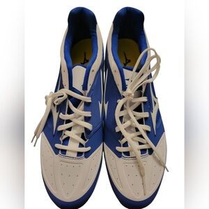 Mizuno Blue and White Baseball Spikes